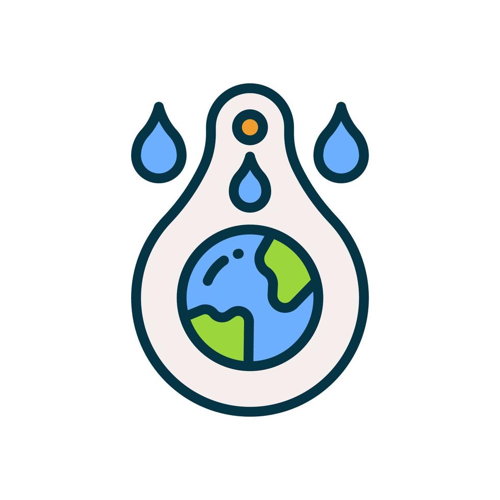 spara vatten ikon för din hemsida, mobil, presentation, och logotyp design. vektor