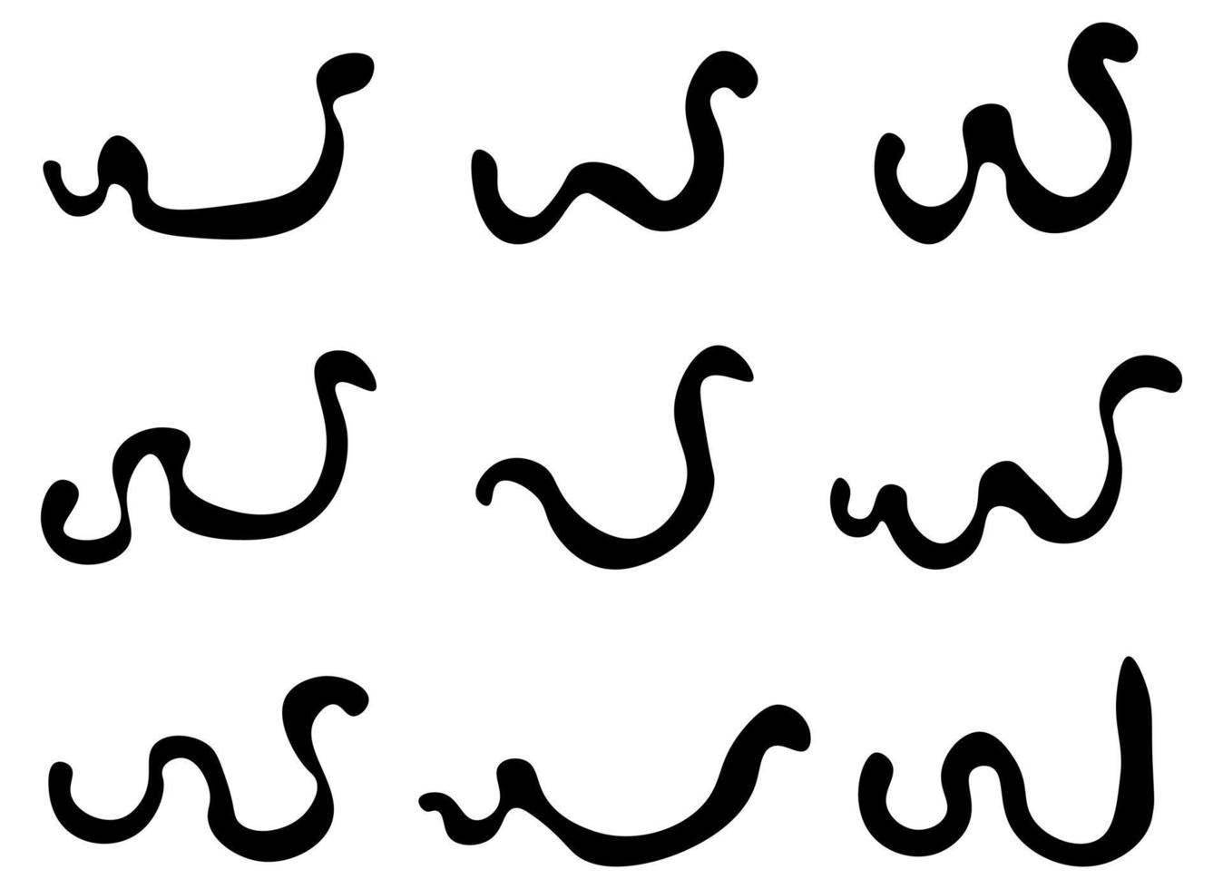 Wurmdesignillustration lokalisiert auf weißem Hintergrund vektor