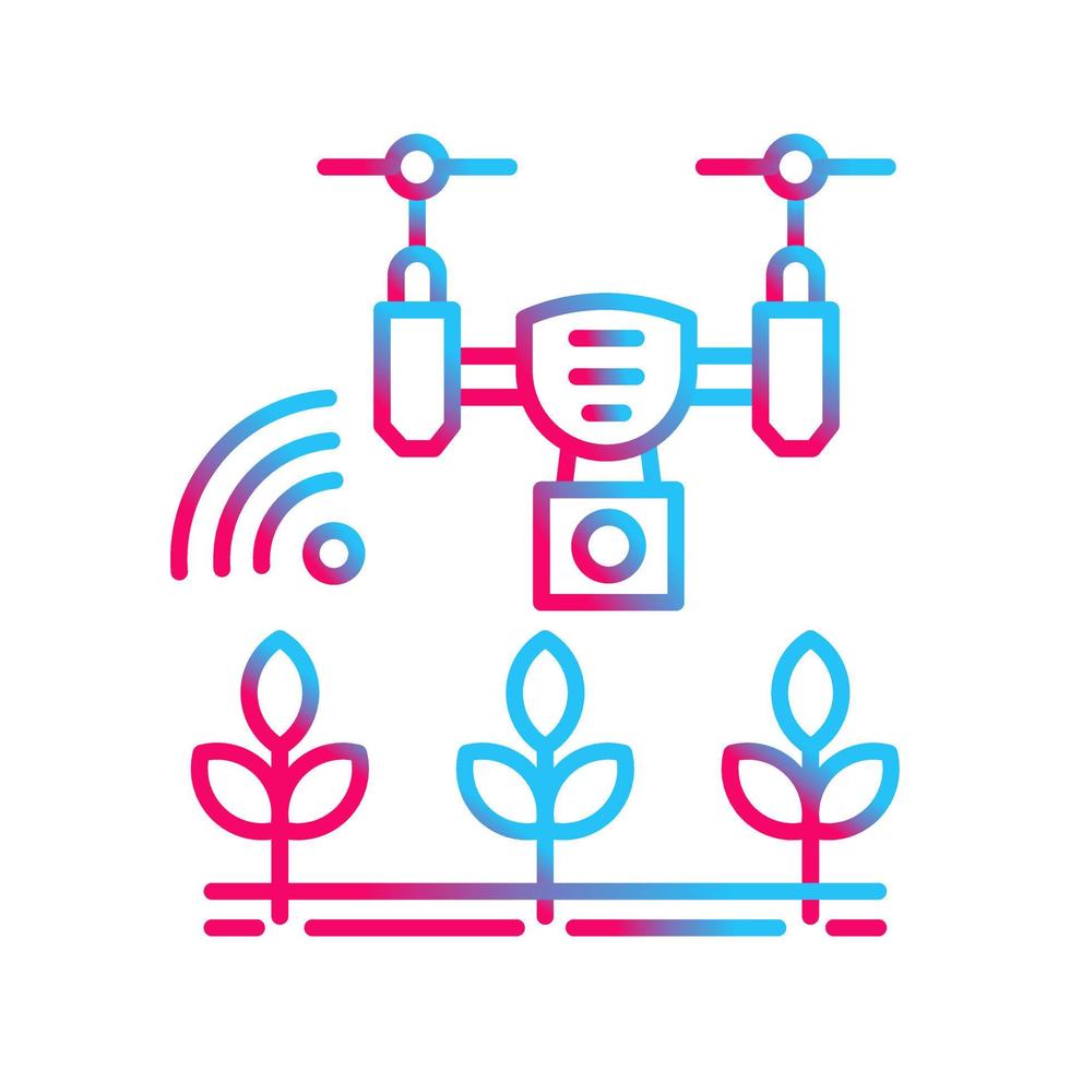 Smart-Farm-Vektor-Symbol vektor