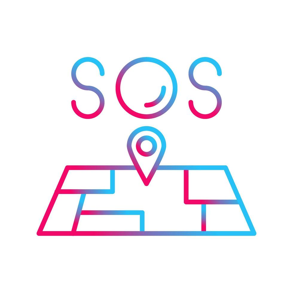 SOS-Vektorsymbol vektor