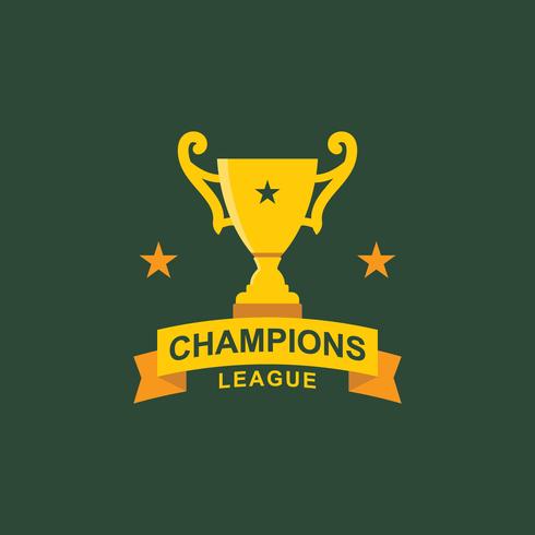 Champions League Logo Abzeichen vektor