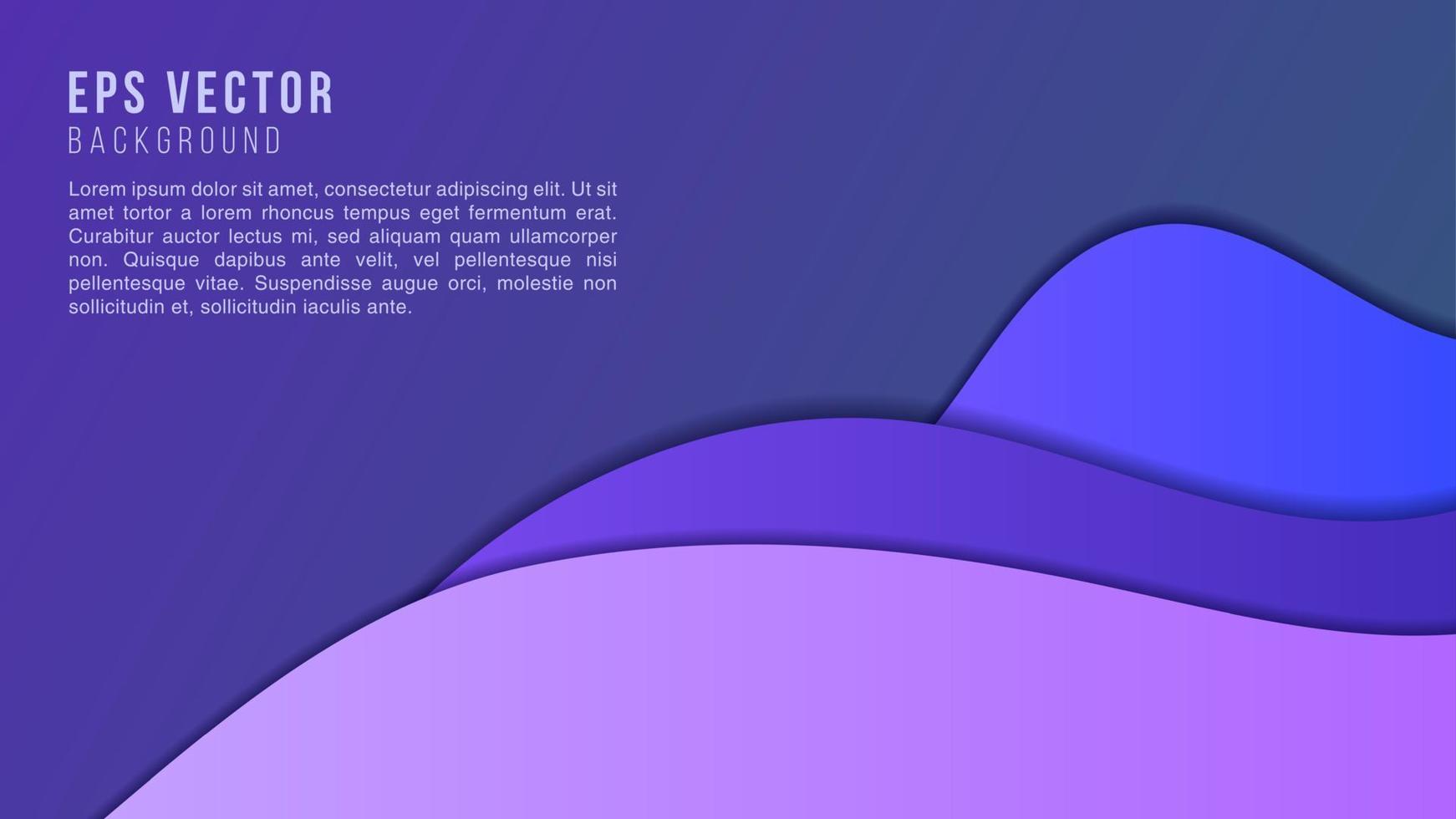 moderne 3d-papierschnitt-kunstschablone mit abstrakten kurvenformen, blaue farbe. öko-design-konzepthintergrund für flyer, bunner, präsentationen und poster. Vektor-Illustration vektor