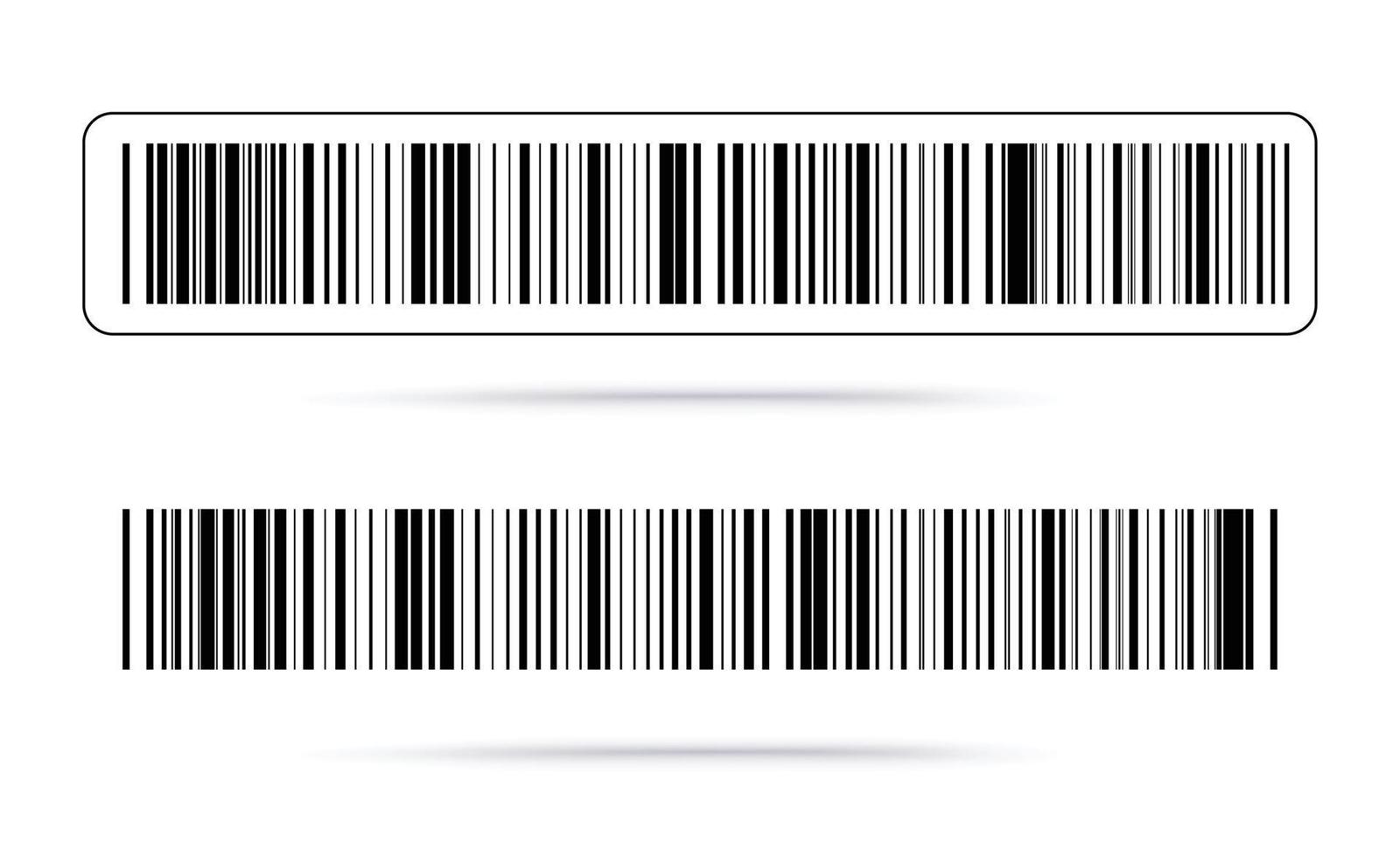Barcode auf weißem Hintergrund. Vektor-Illustration vektor