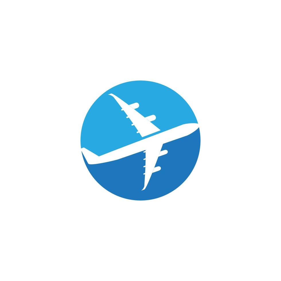 Flugzeug-Symbol-Vektor-Illustration-Design vektor