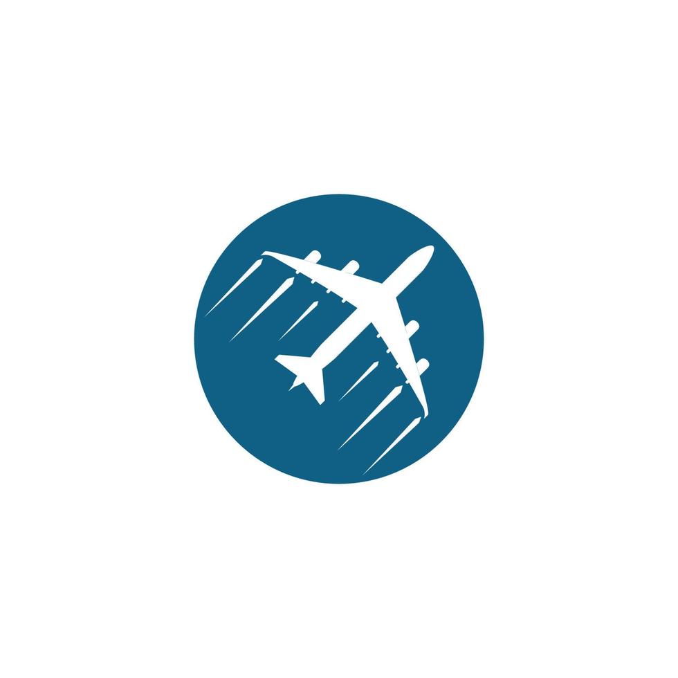 Flugzeug-Symbol-Vektor-Illustration-Design vektor