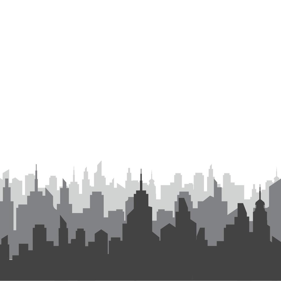 Skyline-Vektorillustration der Stadt vektor