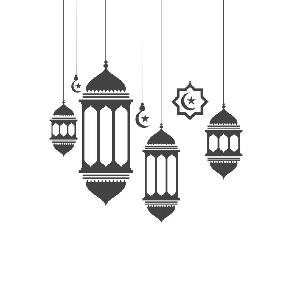 moslem ikon vektor illustration design