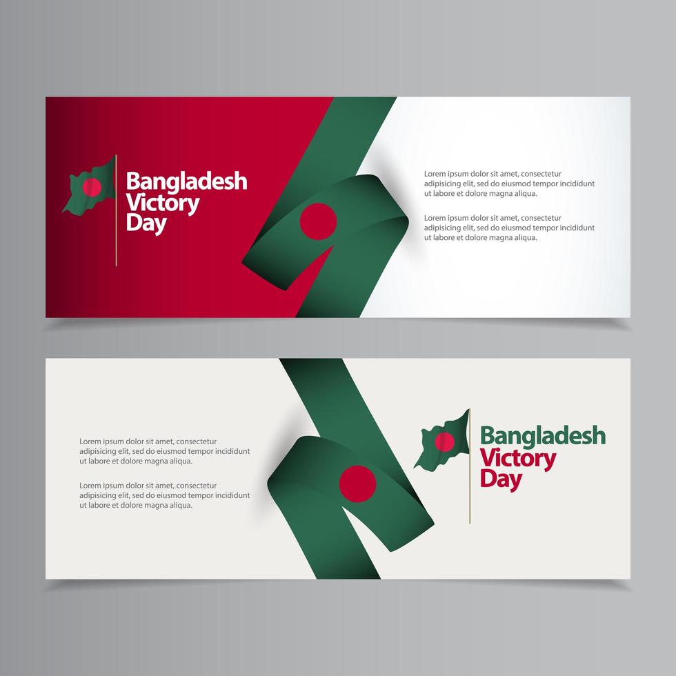 glückliche bangladesche Unabhängigkeitstag Feier Vektor Vorlage Design Illustration