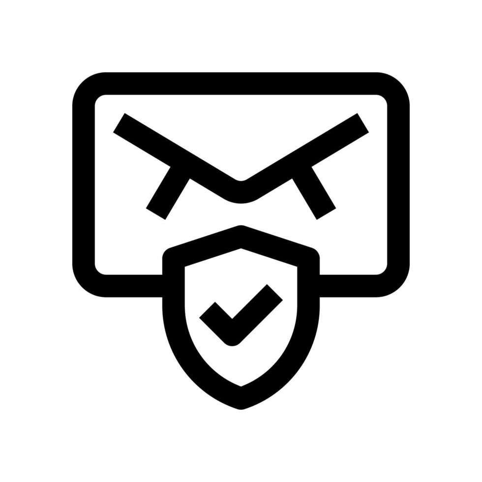 e-post skydd ikon för din hemsida, mobil, presentation, och logotyp design. vektor