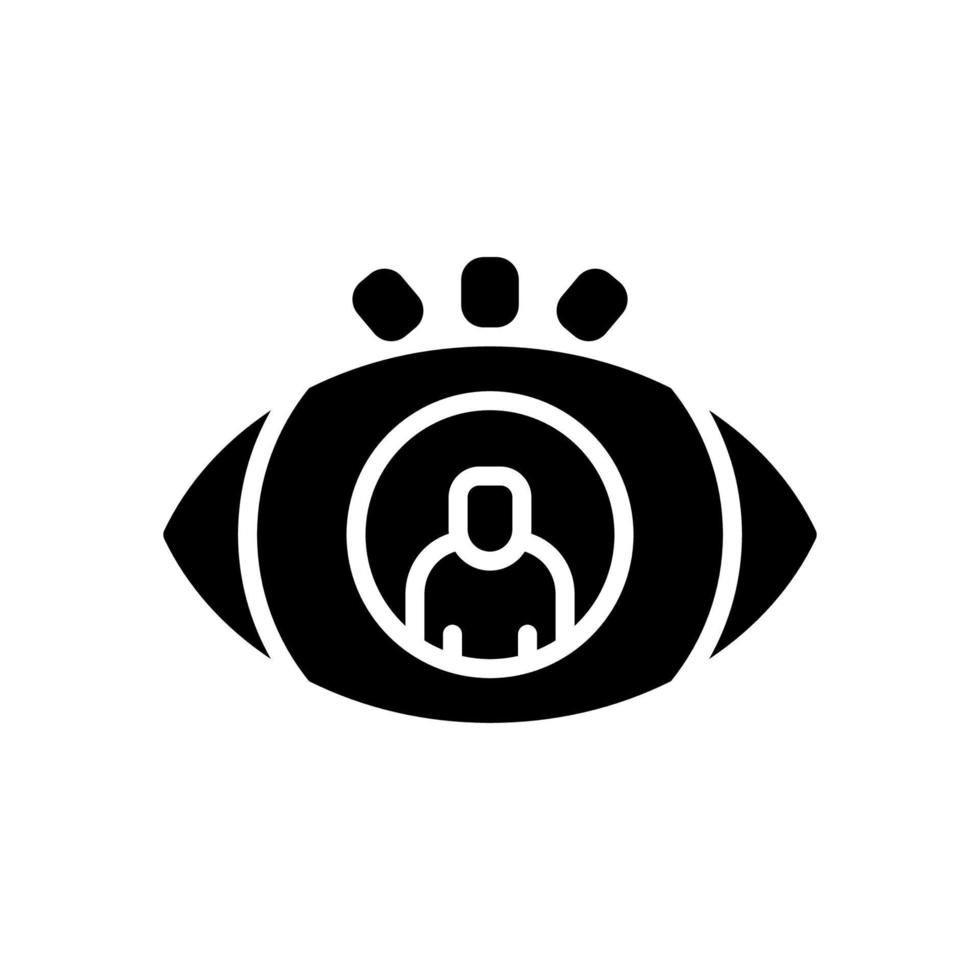 Vision-Symbol für Ihre Website, Ihr Handy, Ihre Präsentation und Ihr Logo-Design. vektor