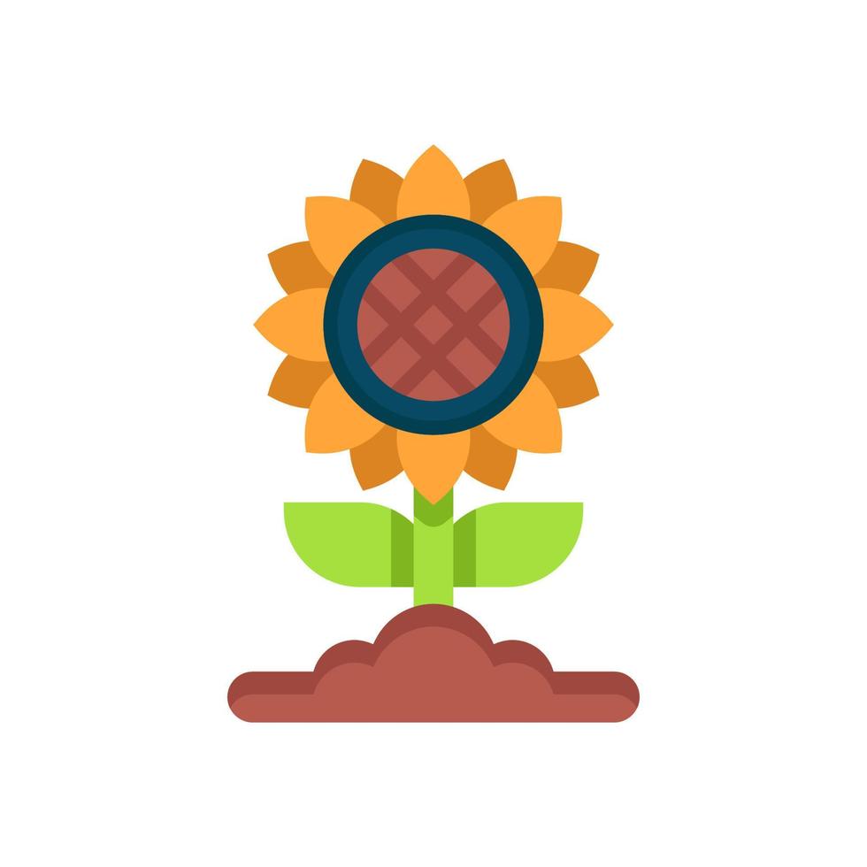 solros ikon för din hemsida, mobil, presentation, och logotyp design. vektor