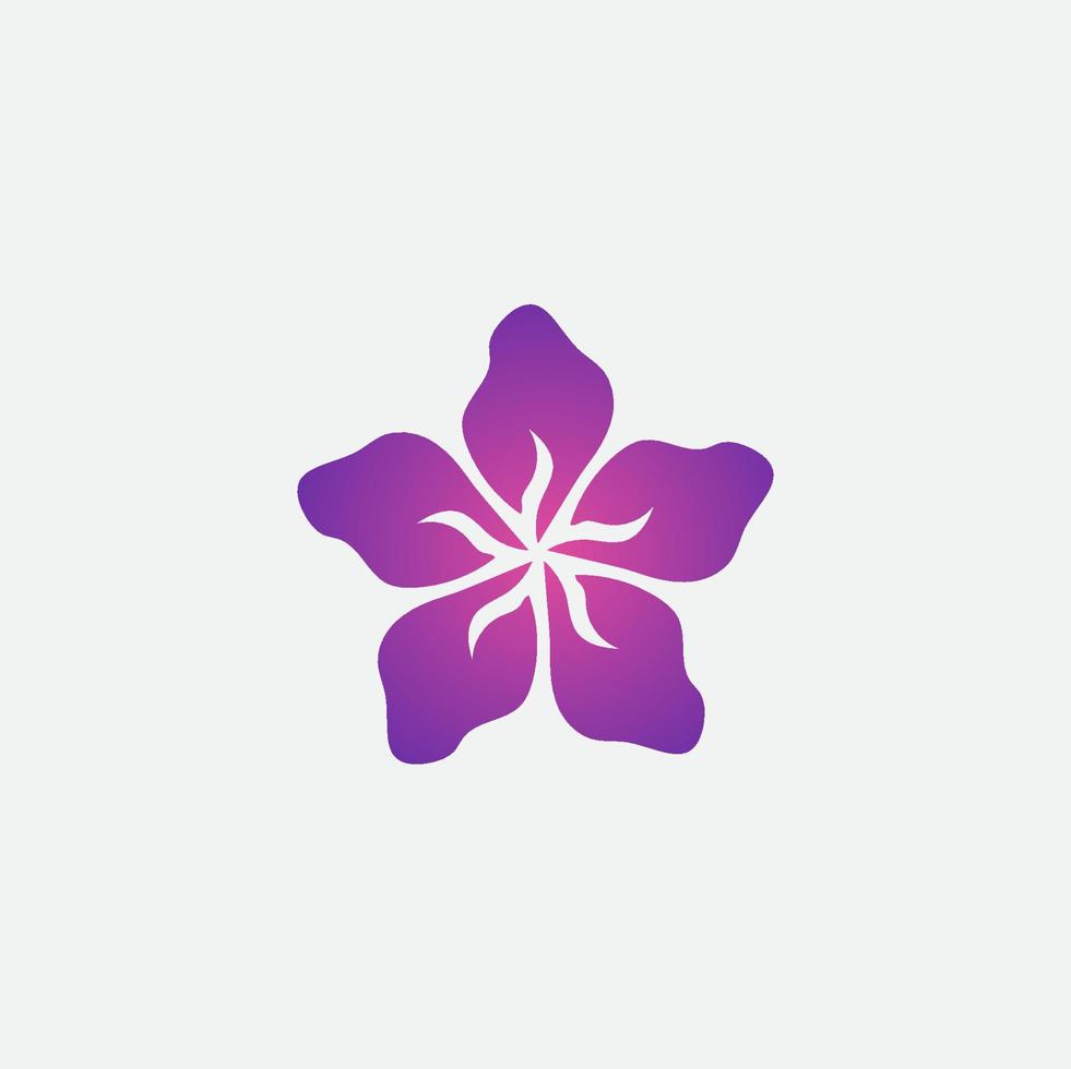 blomma logotyp mall med lutning färger, lätt till skapa och lämplig för företag i vektor eps formatera