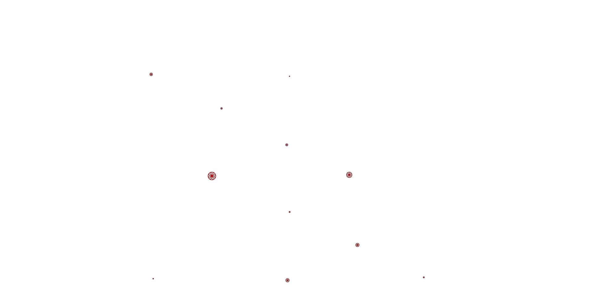 ljusrosa, röd vektorlayout med cirkelformer. vektor