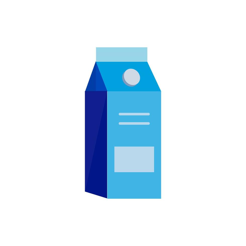 ikon flaska mjölk, låda vektor