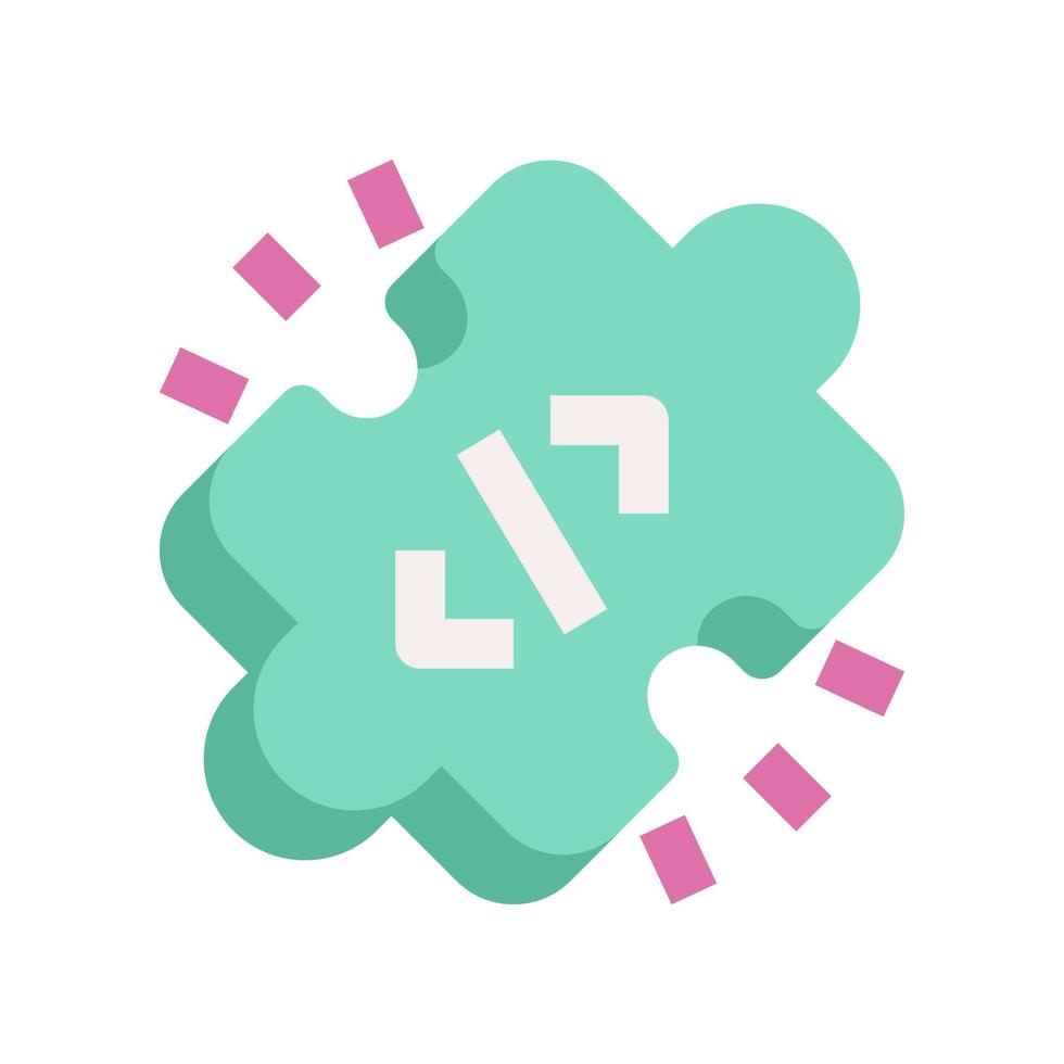 Puzzle-Symbol für Ihre Website, Ihr Handy, Ihre Präsentation und Ihr Logo-Design. vektor