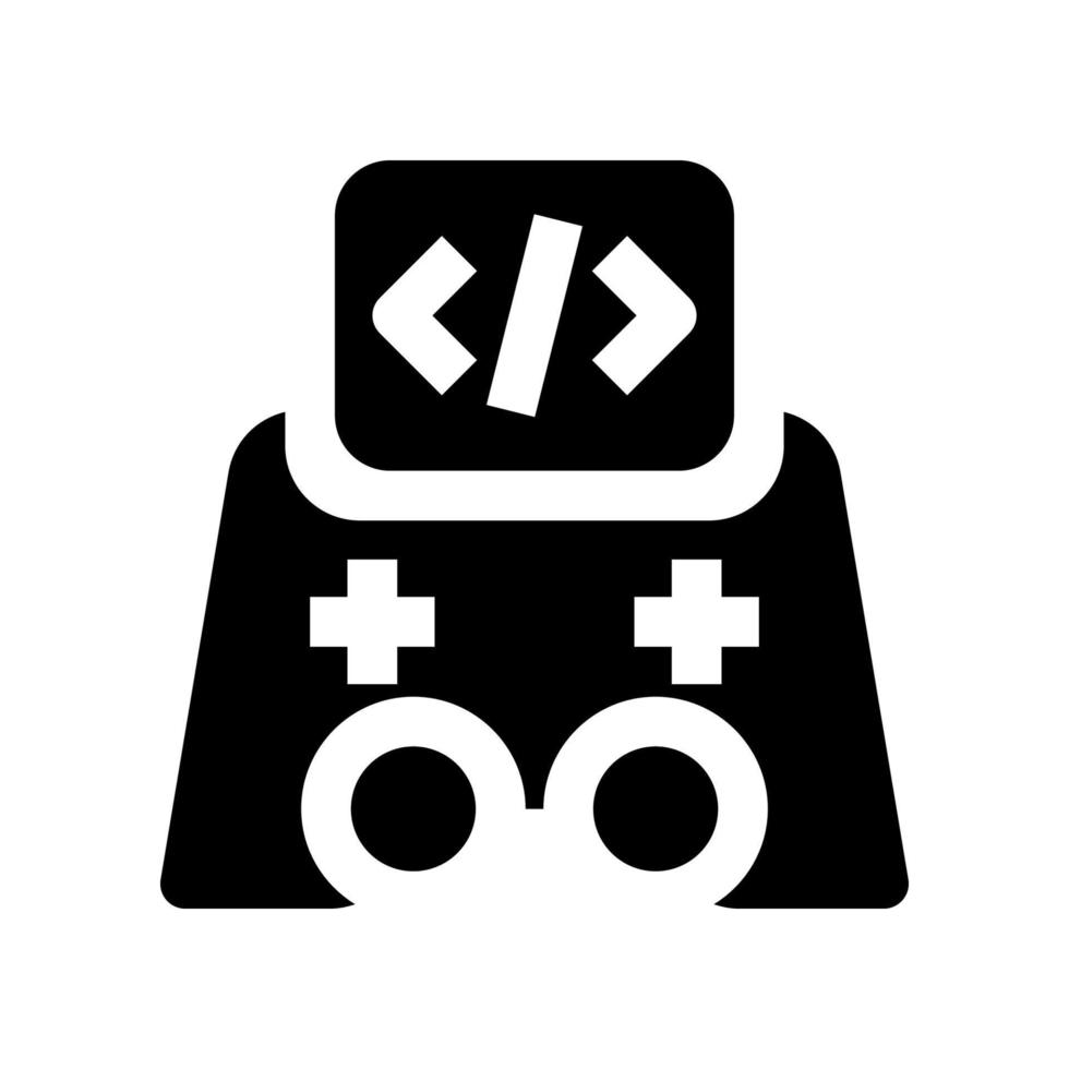 Gamepad-Symbol für Ihre Website, Ihr Handy, Ihre Präsentation und Ihr Logo-Design. vektor