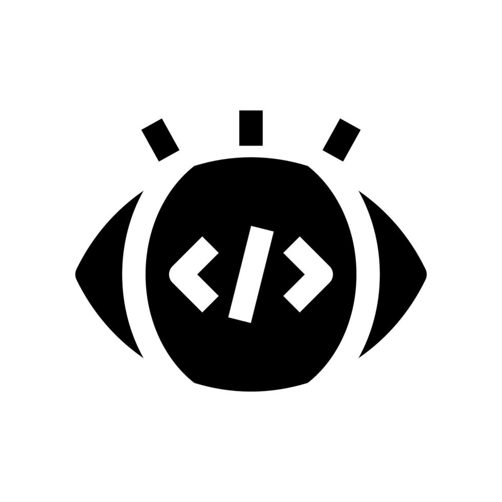 Vision-Symbol für Ihre Website, Ihr Handy, Ihre Präsentation und Ihr Logo-Design. vektor