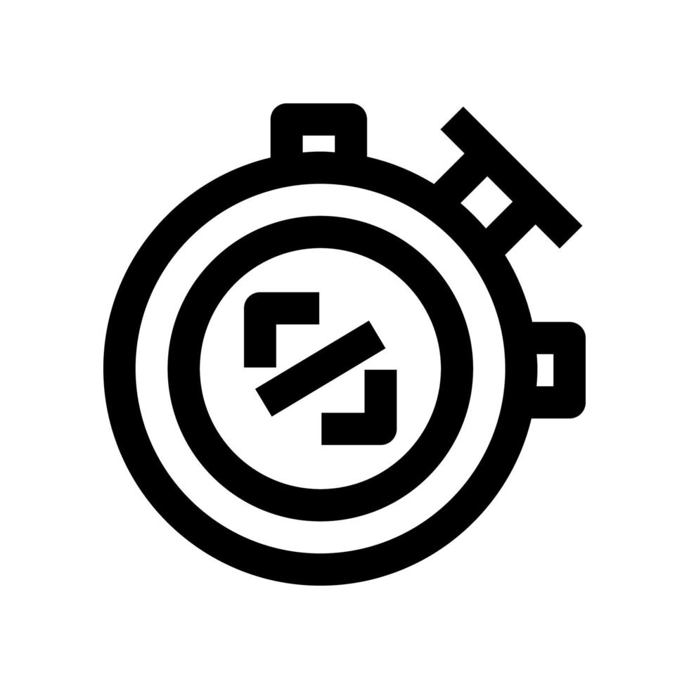 Timer-Symbol für Ihre Website, Ihr Handy, Ihre Präsentation und Ihr Logo-Design. vektor