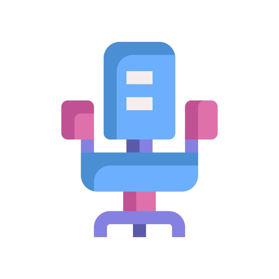 Bürostuhl-Symbol für Ihre Website, Ihr Handy, Ihre Präsentation und Ihr Logo-Design. vektor