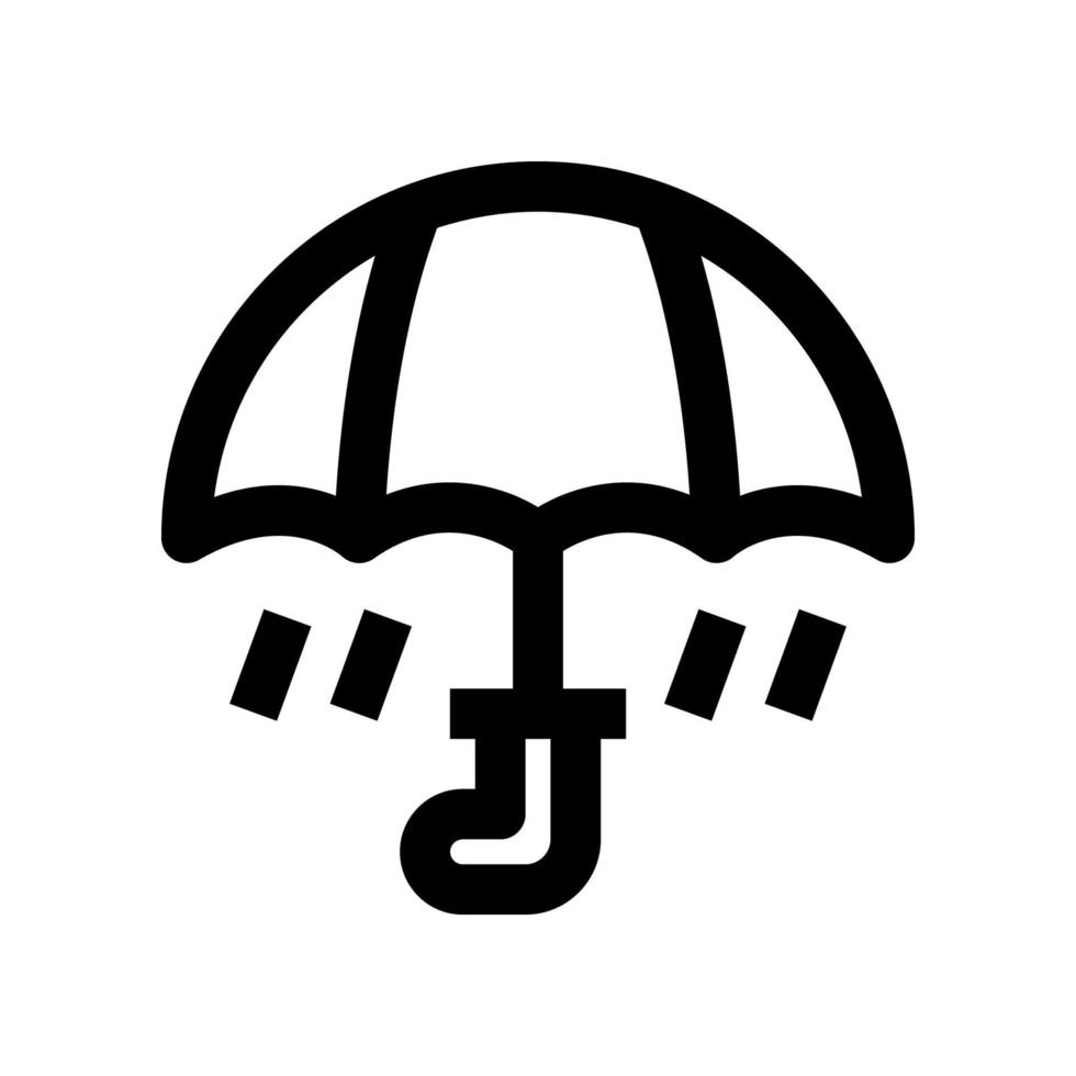 Regenschirm-Symbol für Ihre Website, Ihr Handy, Ihre Präsentation und Ihr Logo-Design. vektor