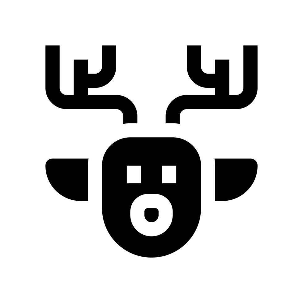 Hirsch-Symbol für Ihre Website, Ihr Handy, Ihre Präsentation und Ihr Logo-Design. vektor