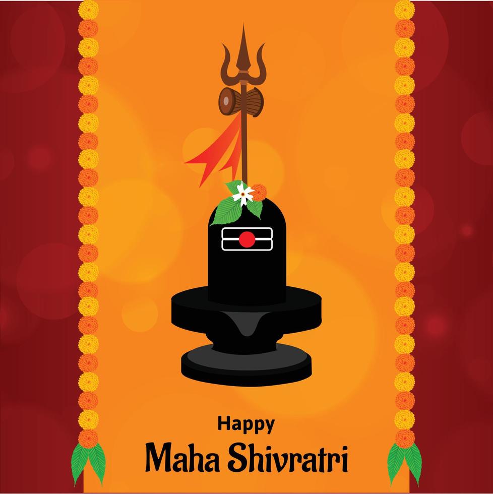 glückliche maha shivratri indische hindu-festfeier-vektorillustrationen vektor