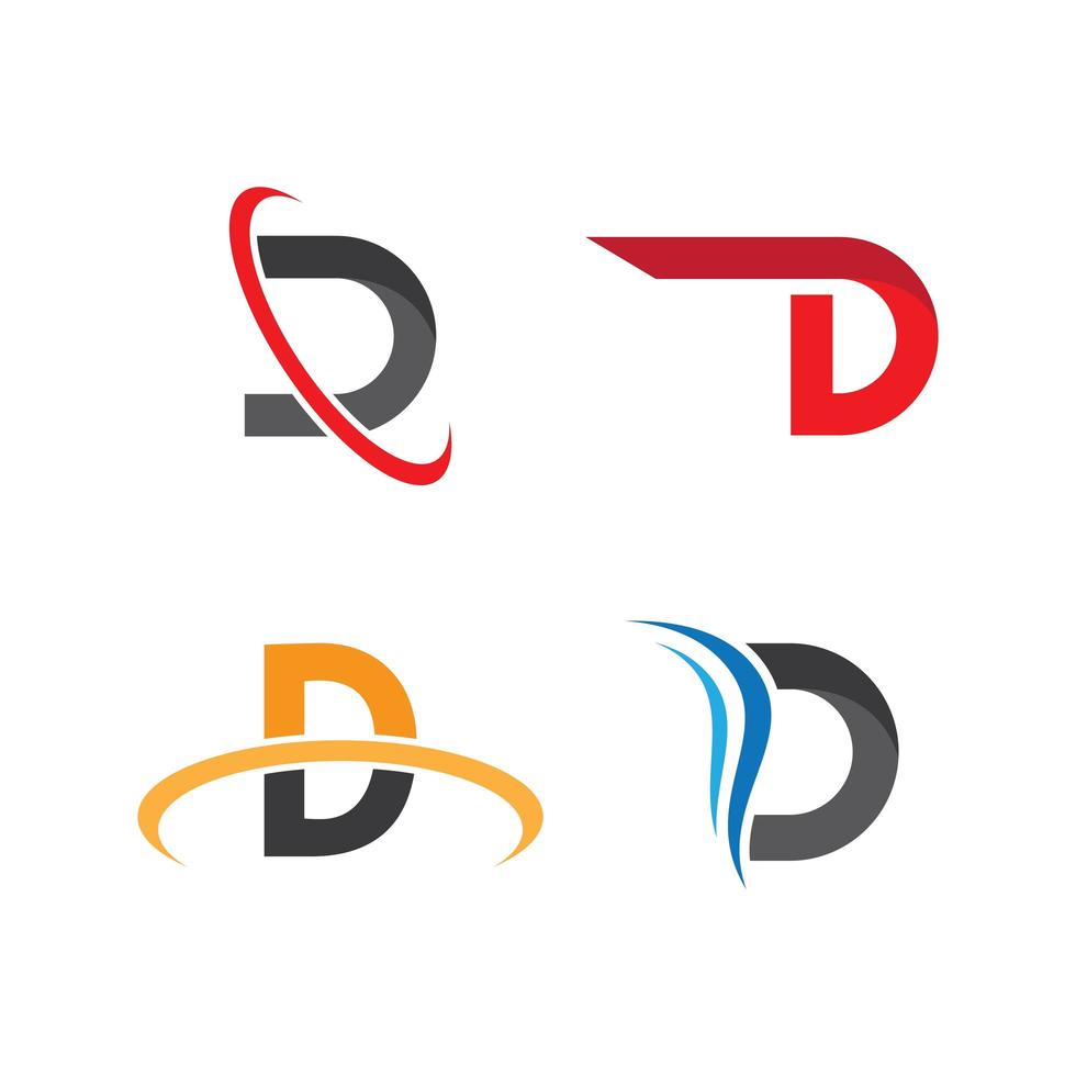 Buchstabe d Logo Bilder vektor