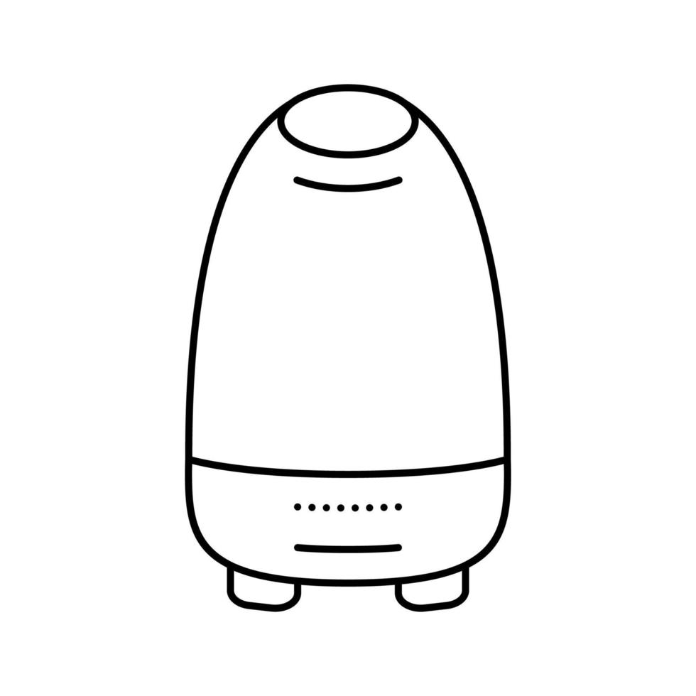 arom diffusor flaska parfym linje ikon vektor illustration