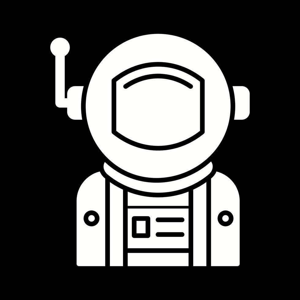 Symbol für Astronautenvektor vektor