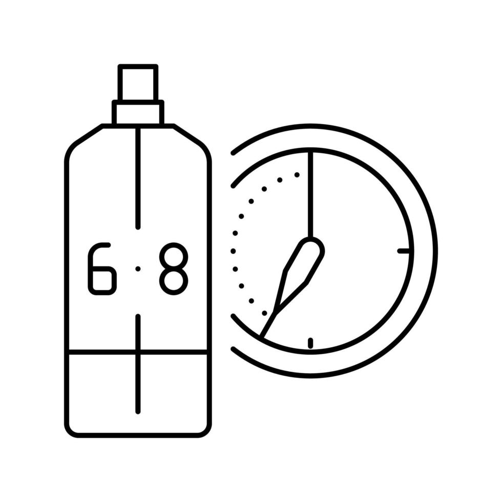 Eau de Parfum EDV Kosmetiklinie Symbol Vektor Illustration