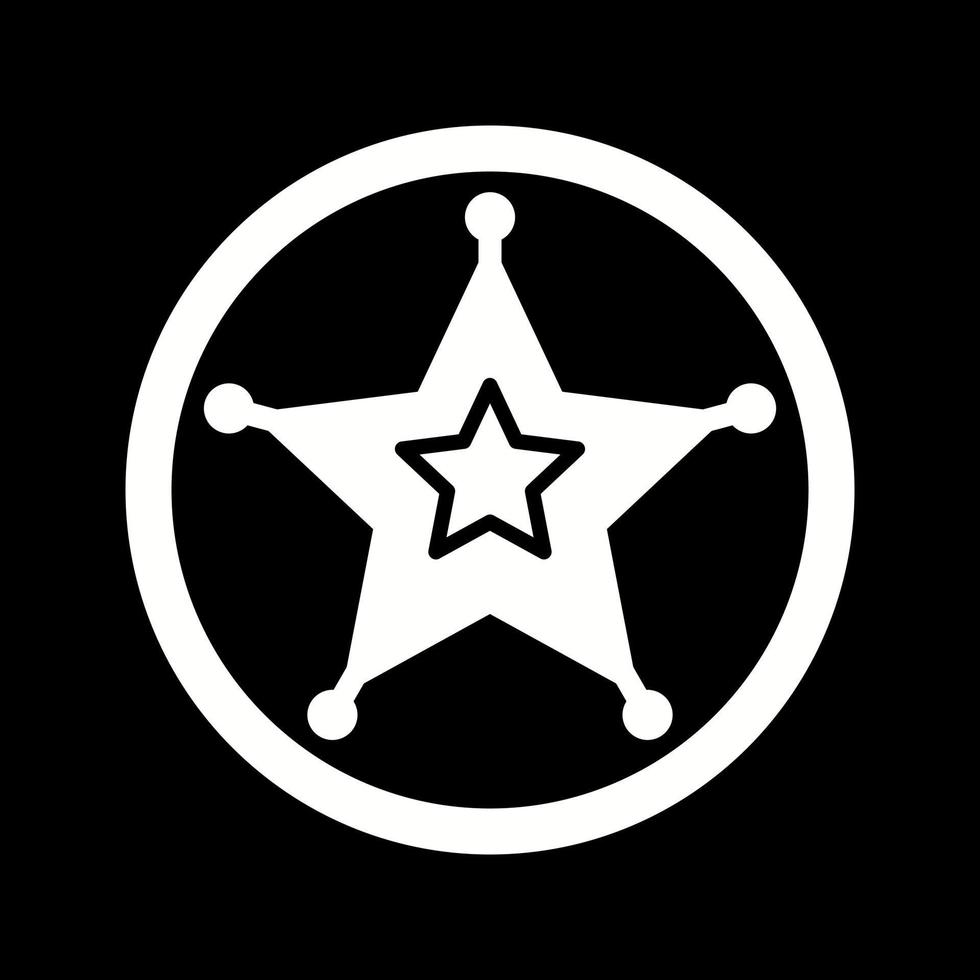 Sheriff-Vektor-Symbol vektor