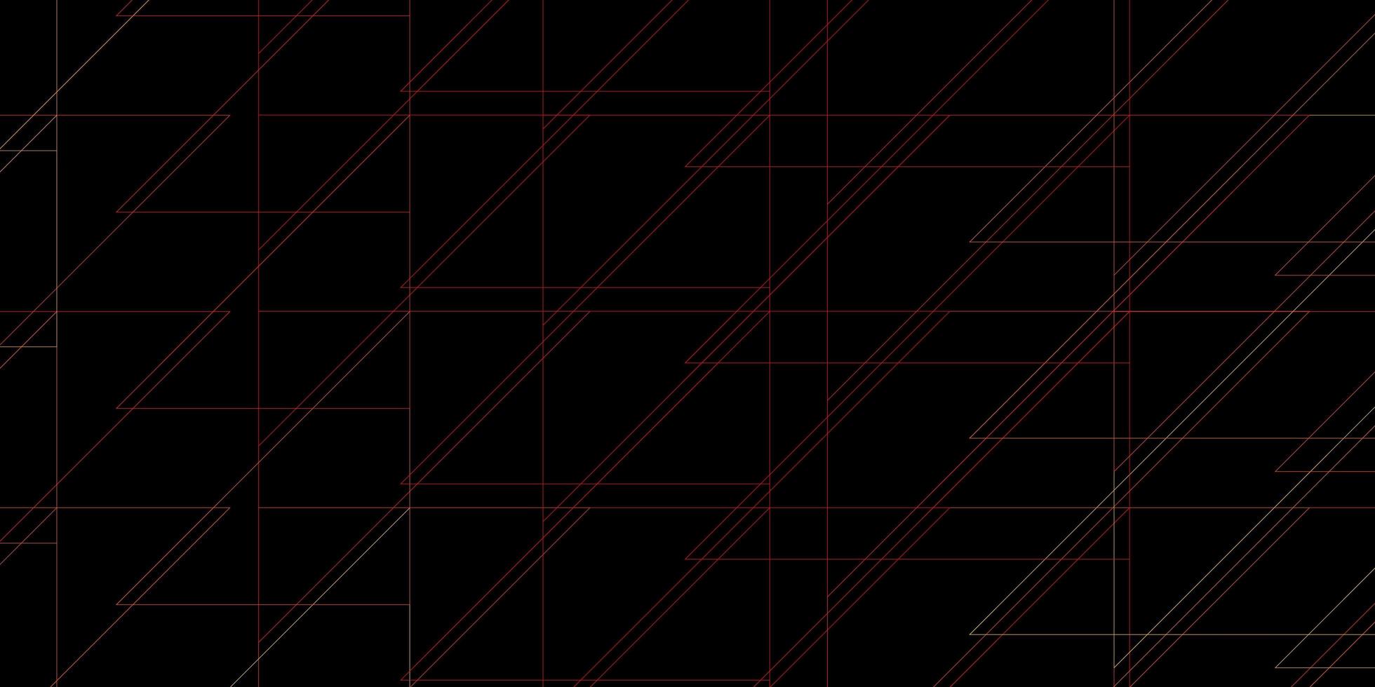 dunkeloranger Vektorhintergrund mit Linien. vektor