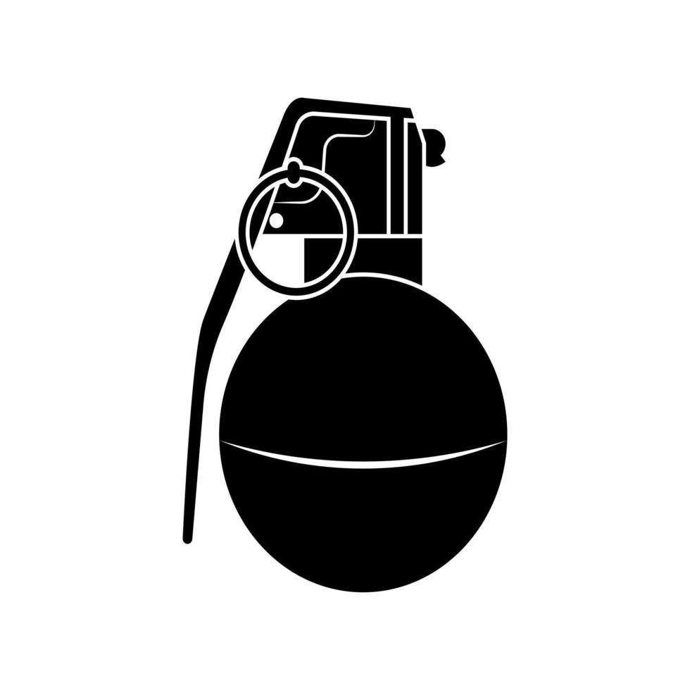 granat ikon vektor. explosion illustration tecken. vapen symbol. armén logotyp. vektor