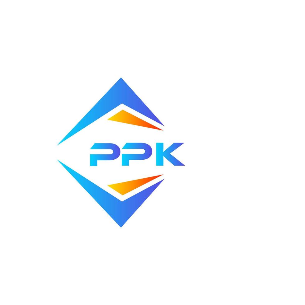 ppk abstrakt teknologi logotyp design på vit bakgrund. ppk kreativ initialer brev logotyp begrepp. vektor