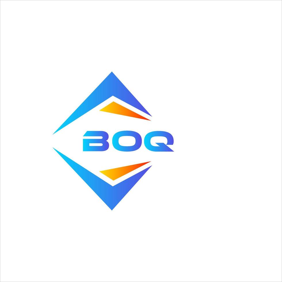 boq abstrakt teknologi logotyp design på vit bakgrund. boq kreativ initialer brev logotyp begrepp. vektor