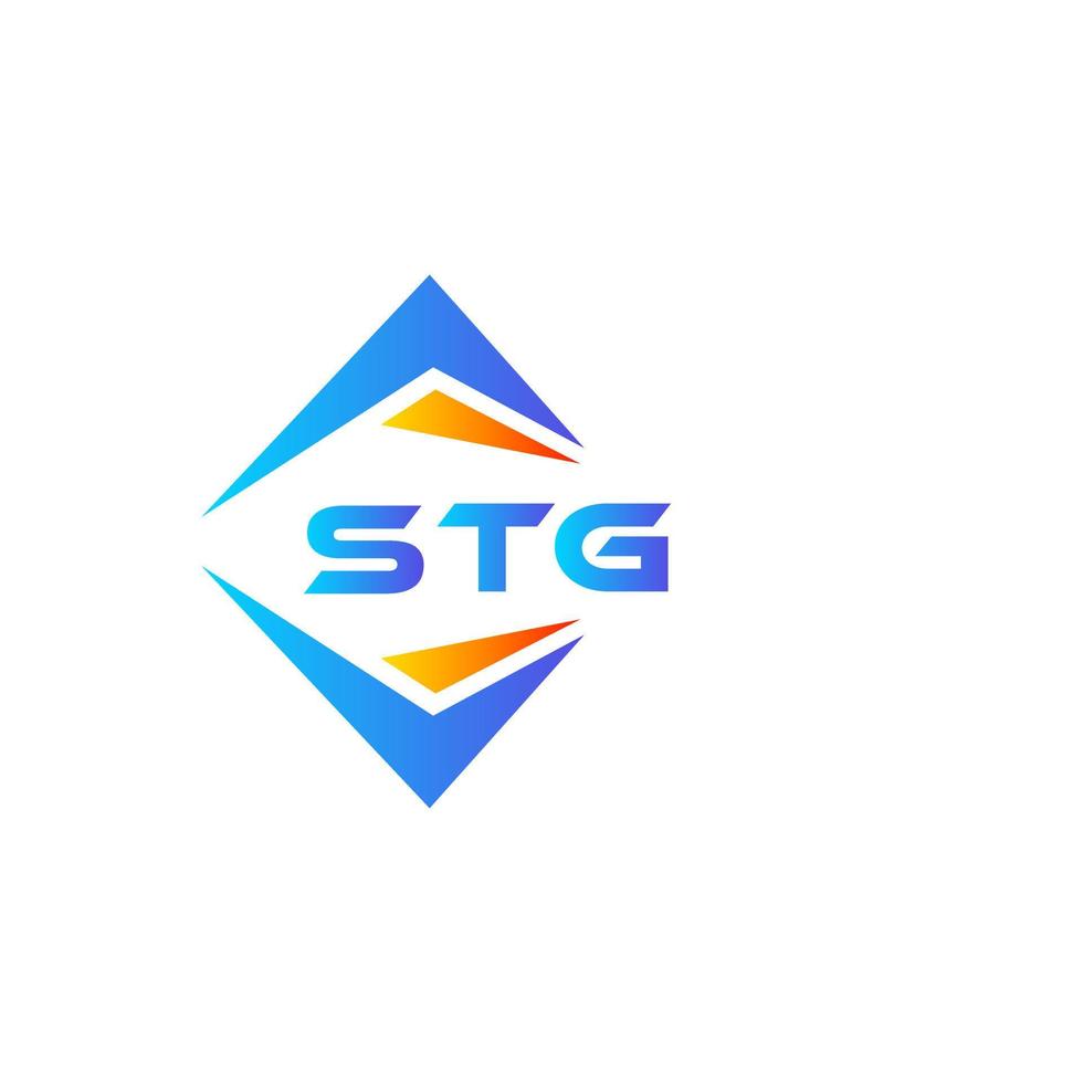 stg abstrakt teknologi logotyp design på vit bakgrund. stg kreativ initialer brev logotyp begrepp. vektor