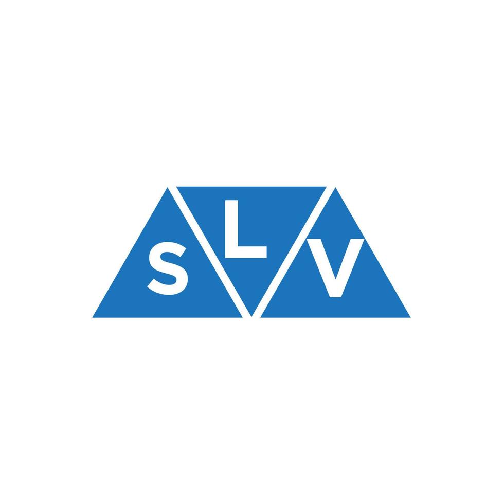 lsv abstrakt första logotyp design på vit bakgrund. lsv kreativ initialer brev logotyp begrepp. vektor