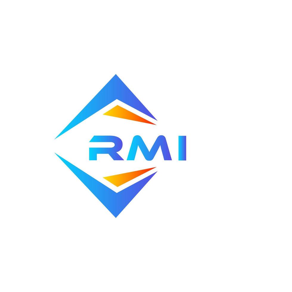 rmi abstraktes Technologie-Logo-Design auf weißem Hintergrund. rmi kreatives Initialen-Buchstaben-Logo-Konzept. vektor