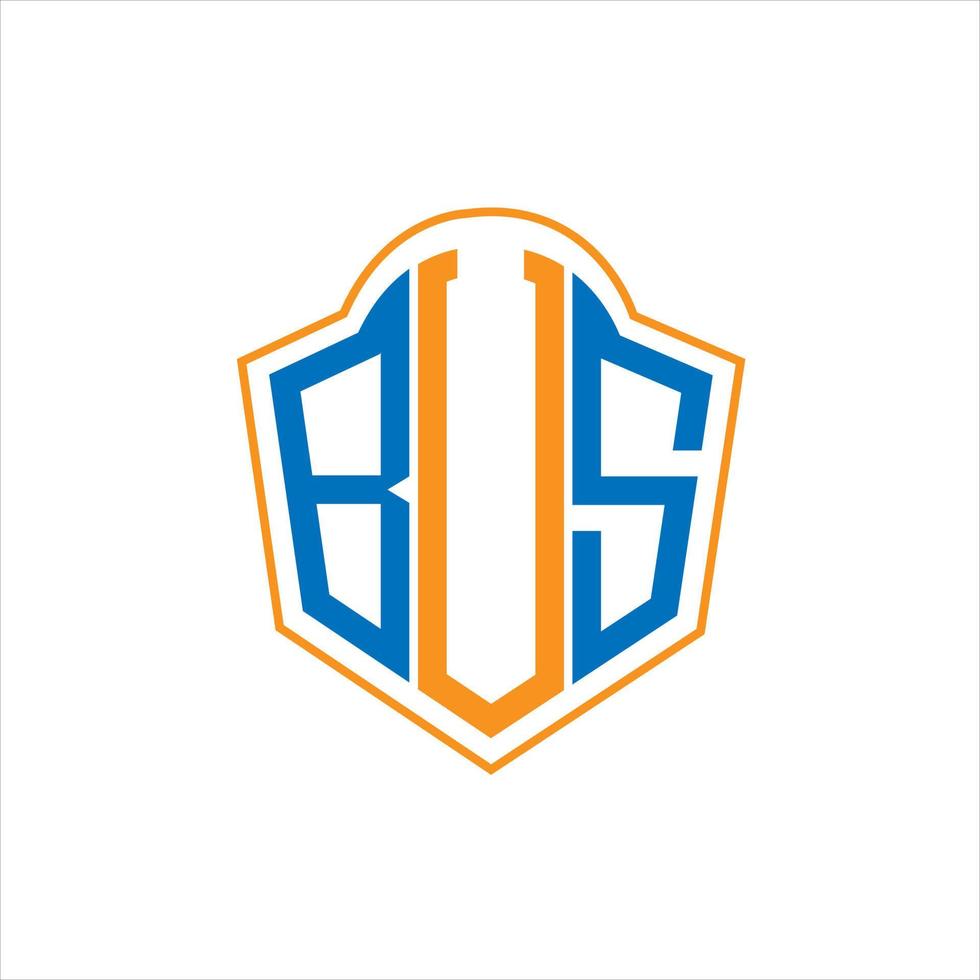 bvs abstrakt monogram skydda logotyp design på vit bakgrund. bvs kreativ initialer brev logotyp. vektor