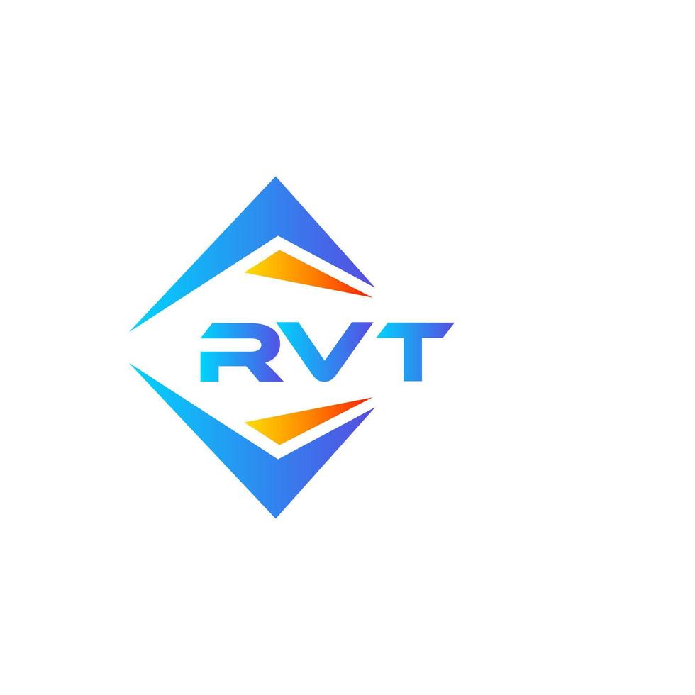 rvt abstrakt teknologi logotyp design på vit bakgrund. rvt kreativ initialer brev logotyp begrepp. vektor