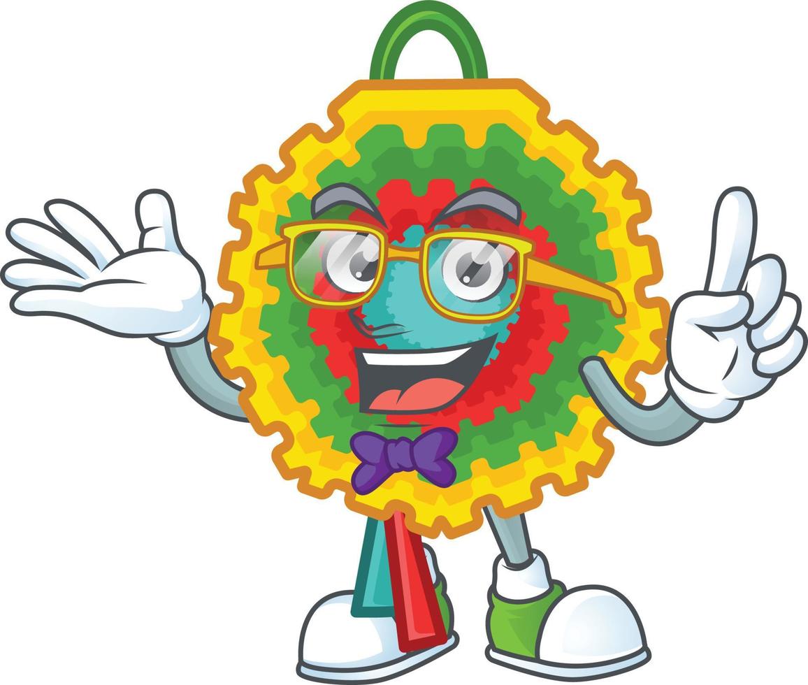 Piñata-Cartoon-Maskottchen-Stil vektor