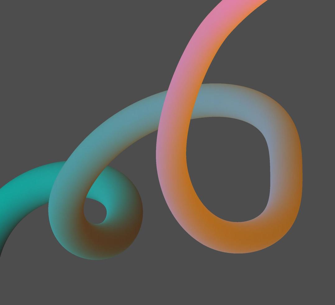 abstrakter Hintergrund mit 3D-Linie vektor
