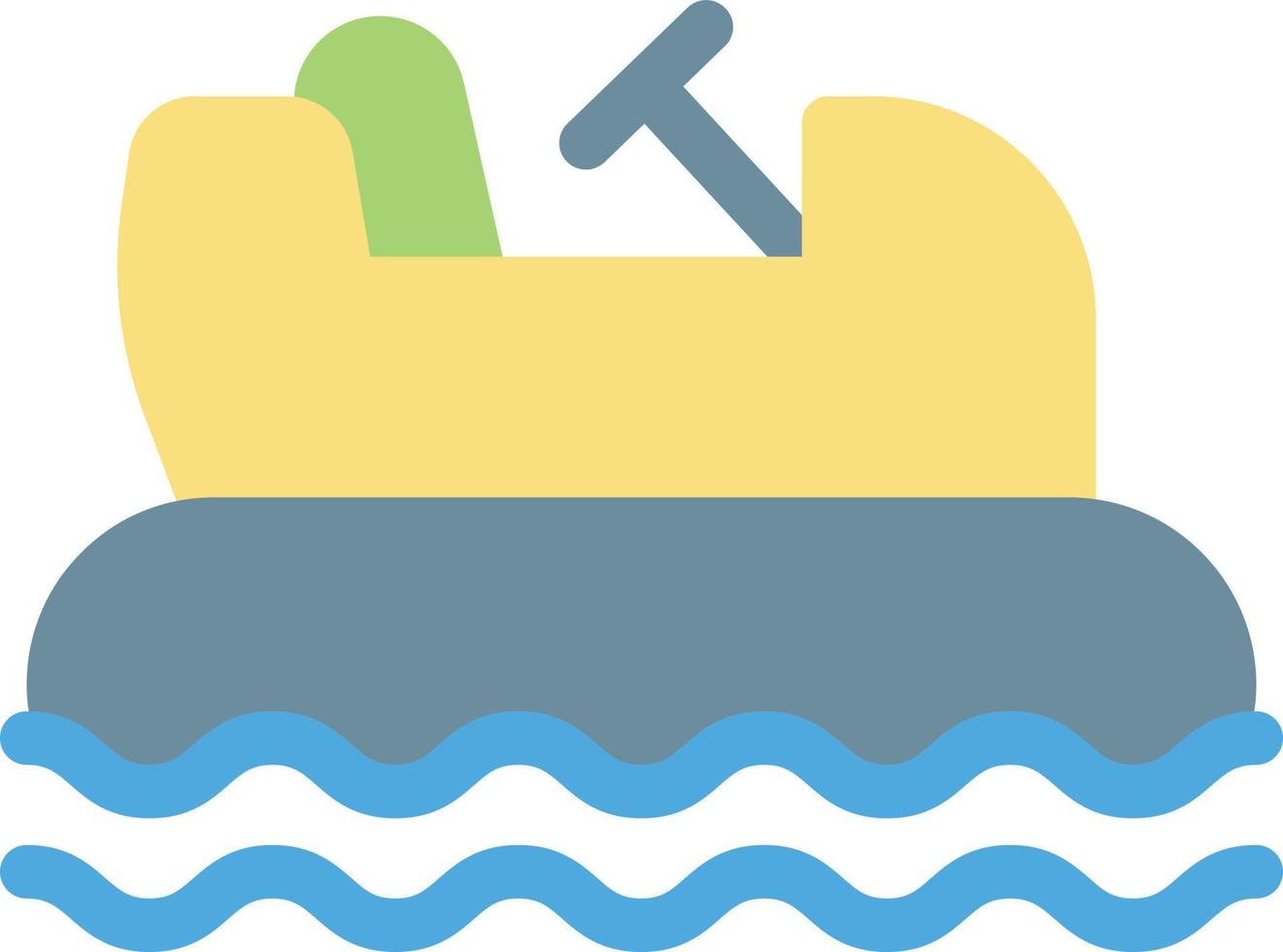 stötfångare båt vektor illustration på en bakgrund.premium kvalitet symbols.vector ikoner för begrepp och grafisk design.