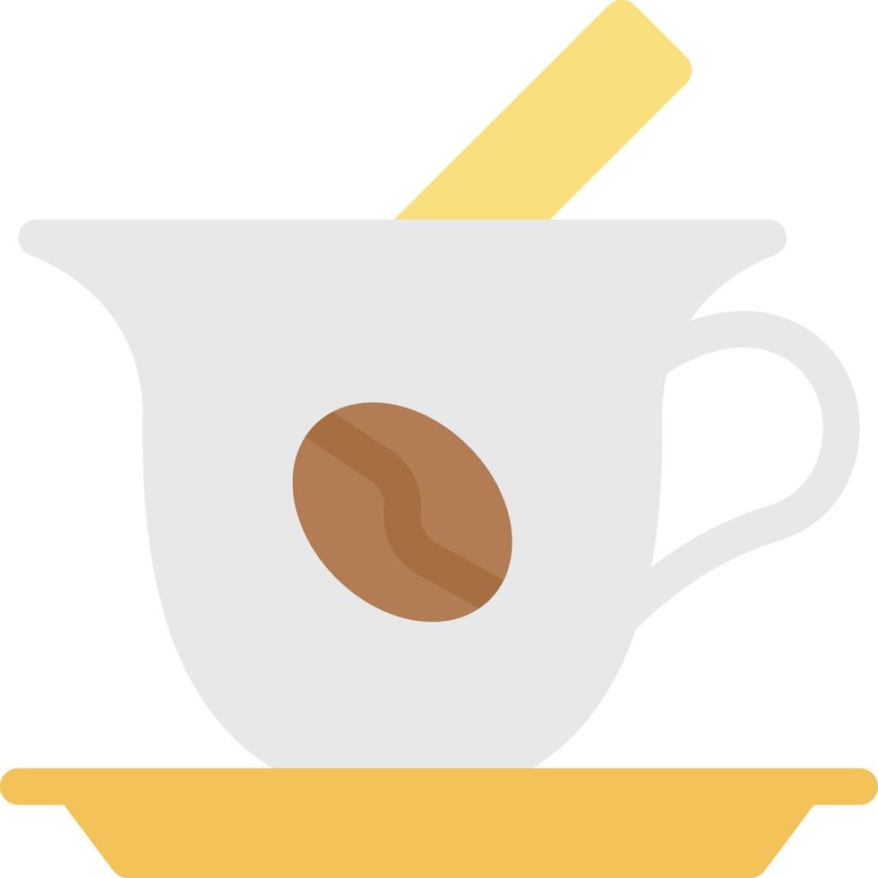 kaffeevektorillustration auf einem hintergrund. hochwertige symbole. vektorikonen für konzept und grafikdesign. vektor