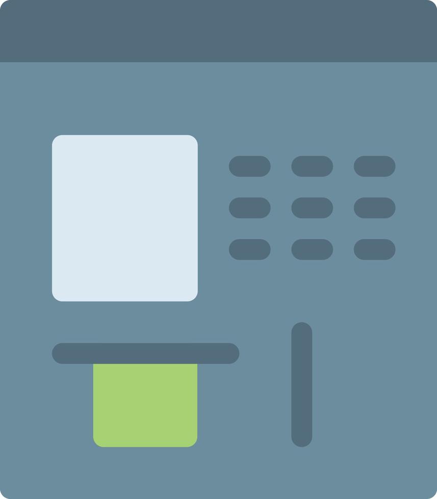 Fahrkartenautomat-Vektorillustration auf einem Hintergrund. Premium-Qualitätssymbole. Vektorsymbole für Konzept und Grafikdesign. vektor
