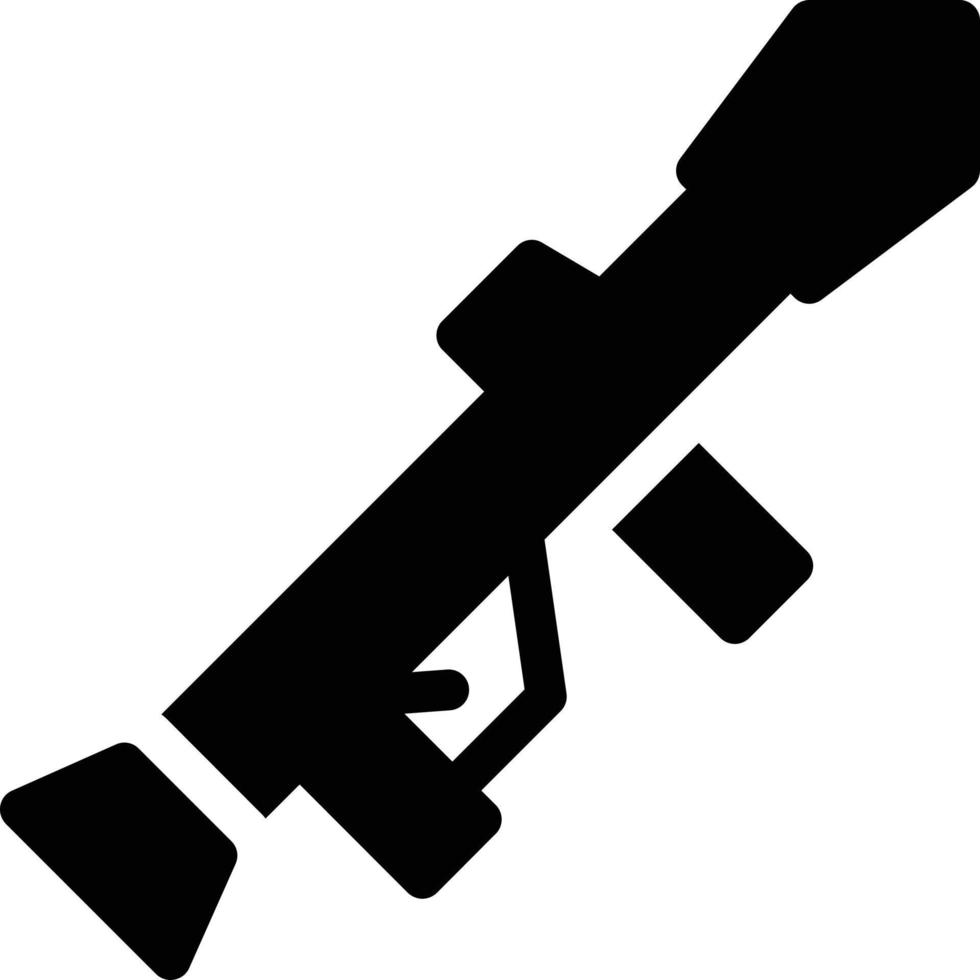 bazooka-vektorillustration auf einem hintergrund. hochwertige symbole. vektorikonen für konzept und grafikdesign. vektor