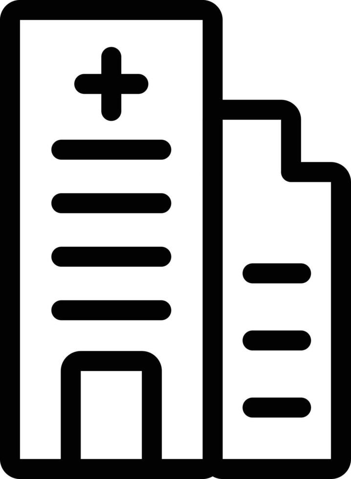 sjukhus vektor illustration på en bakgrund. premium kvalitet symbols.vector ikoner för koncept och grafisk design.