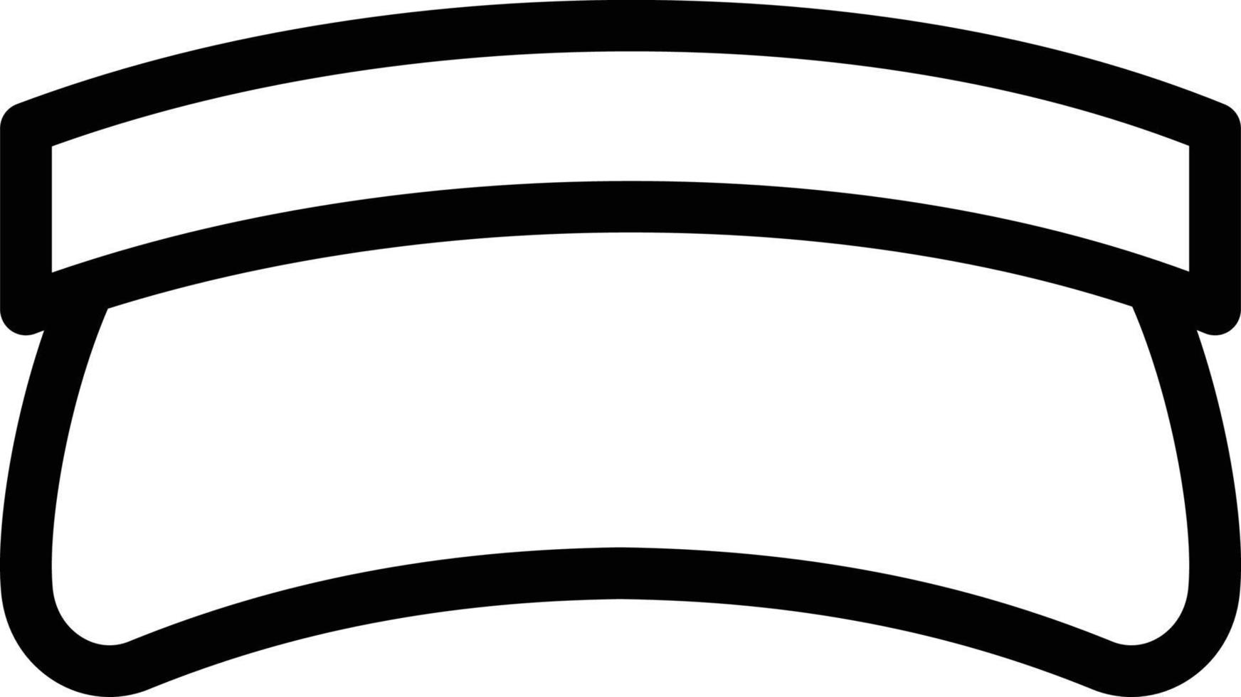 kappenvektorillustration auf einem hintergrund. hochwertige symbole. vektorikonen für konzept und grafikdesign. vektor