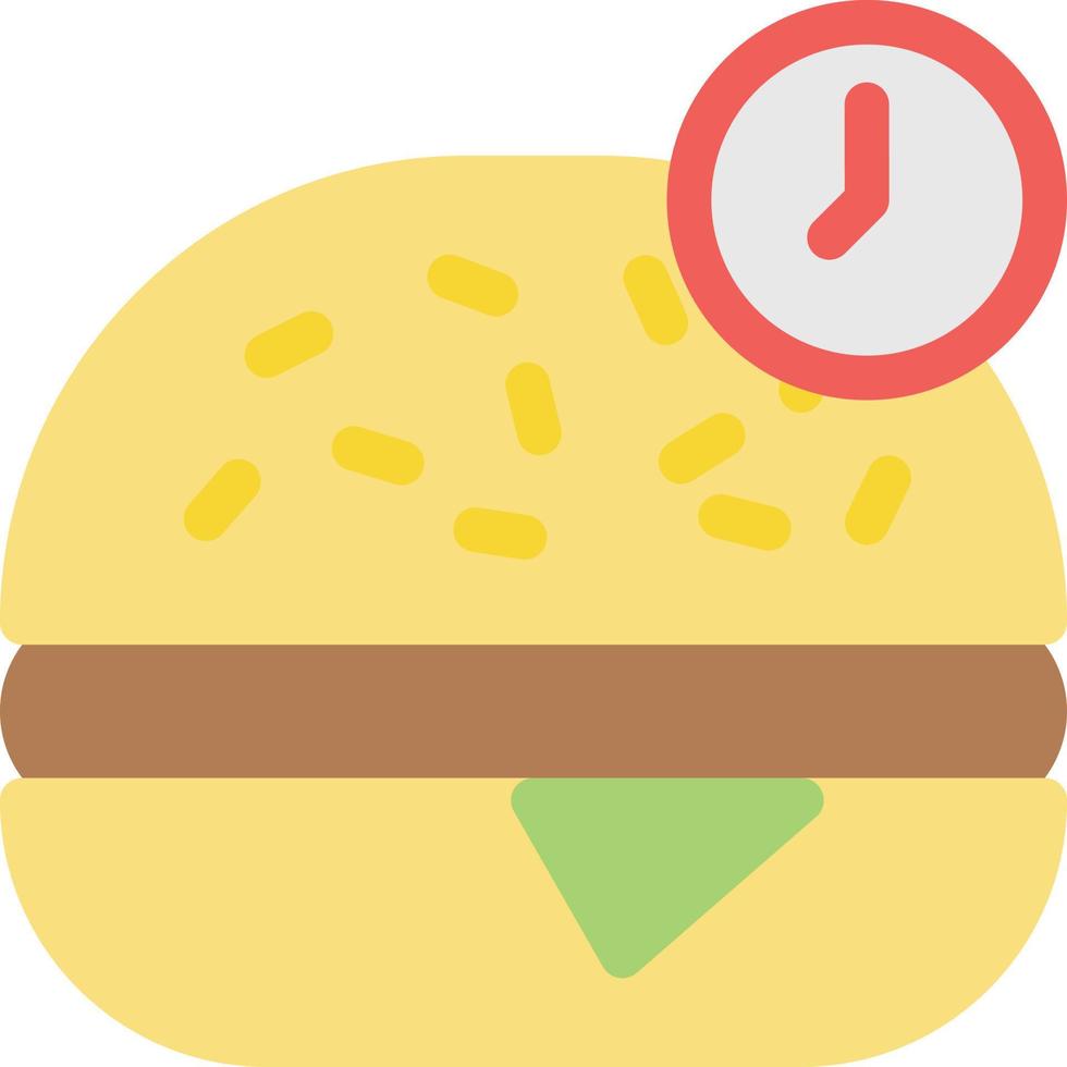 burger tid vektor illustration på en bakgrund.premium kvalitet symbols.vector ikoner för begrepp och grafisk design.
