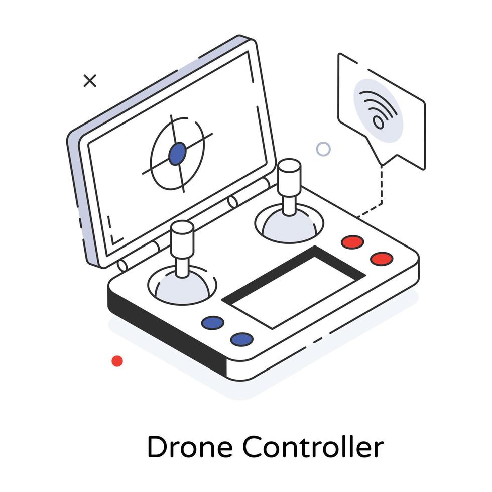 trendiger Drohnen-Controller vektor